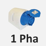 Ổ cắm công nghiệp 1 pha
